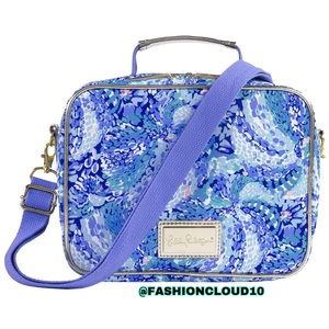 🎀 Lilly Pulitzer Blue Thermal Lunch Box 🎀